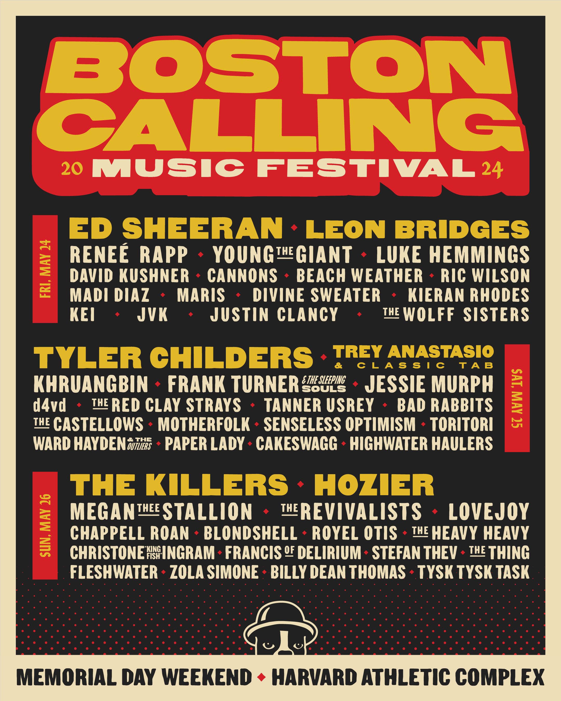 Boston Calling 2024 poster