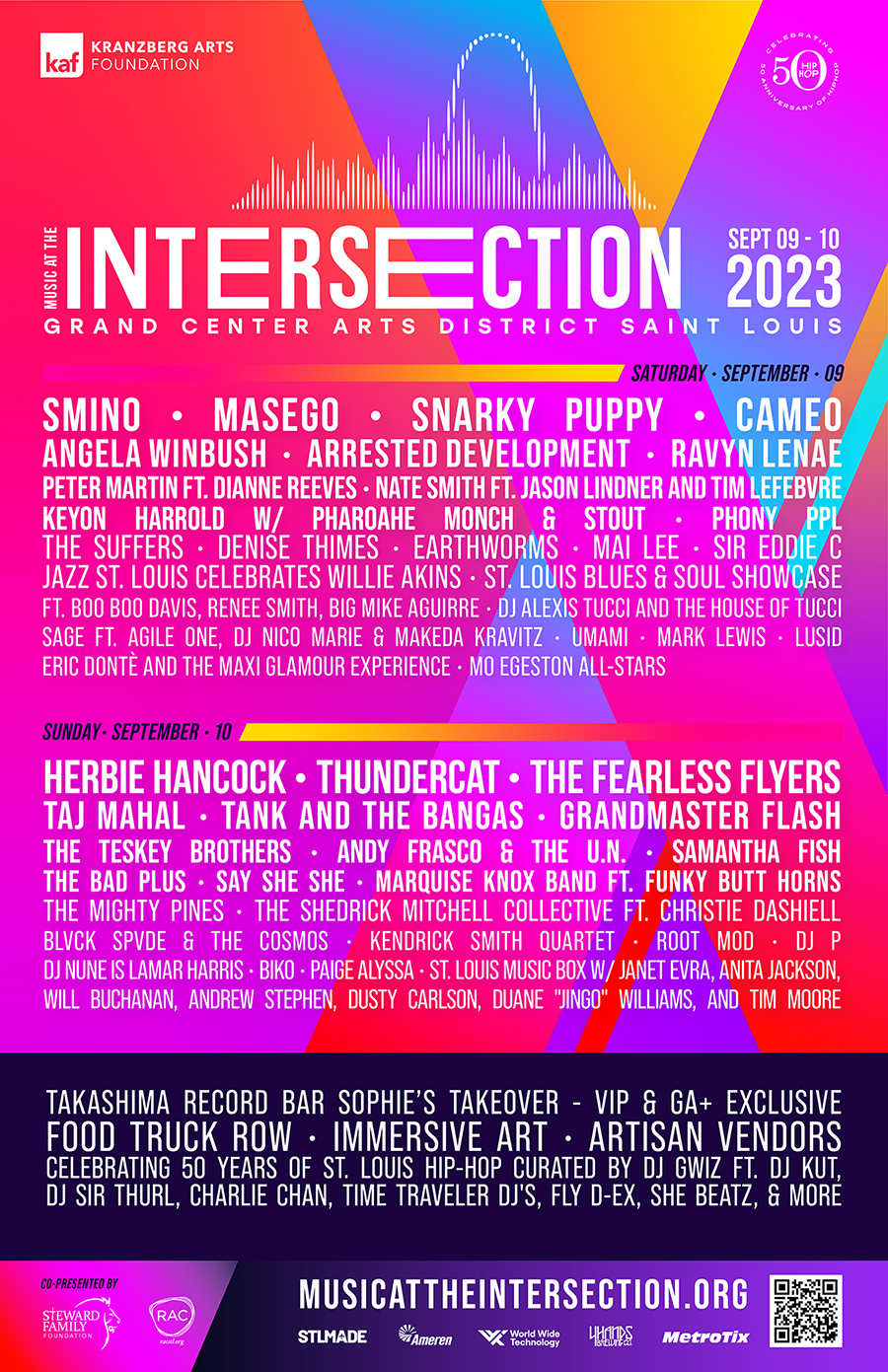 Music at the Intersection 2023 poster
