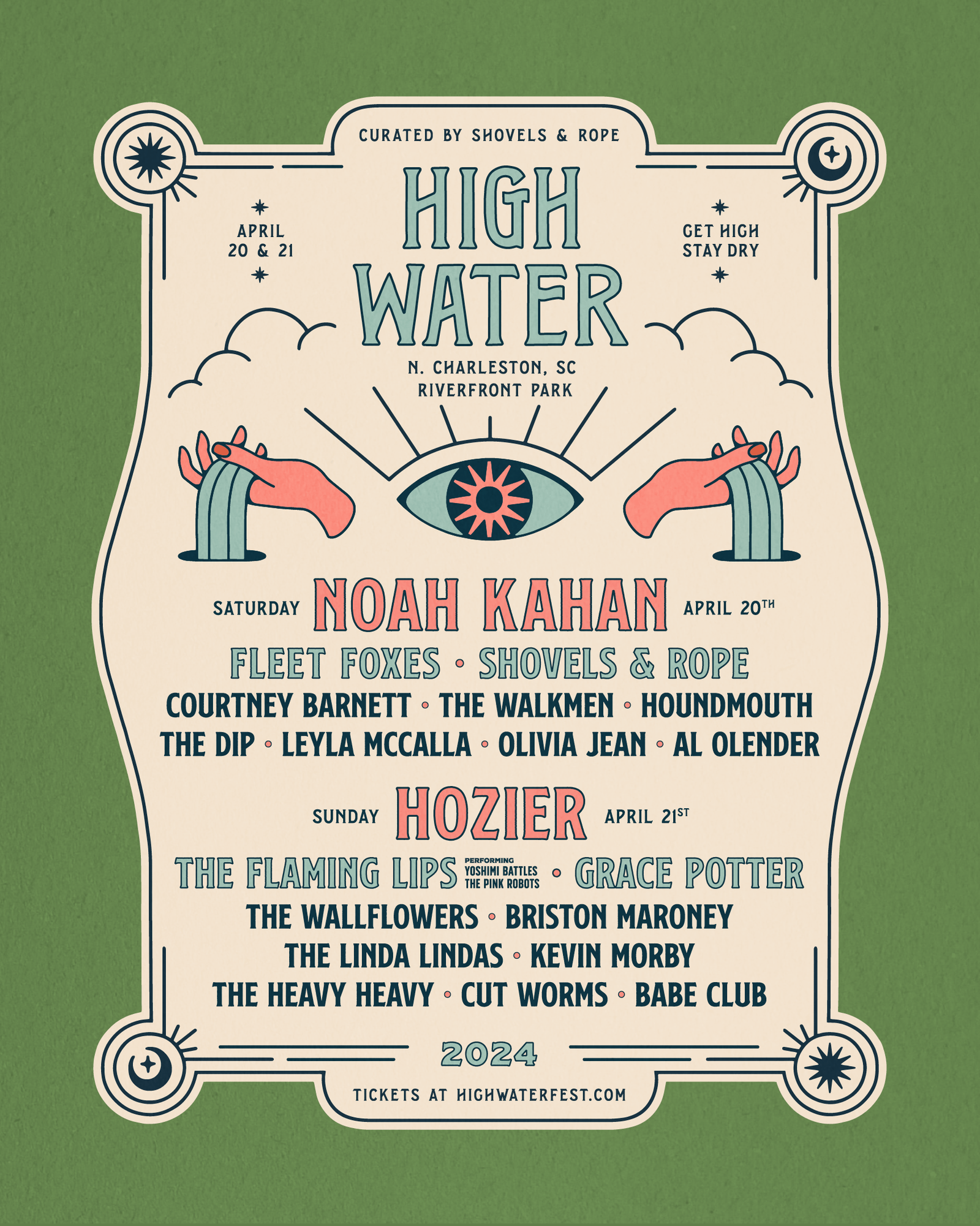 High Water Fest 2024 poster