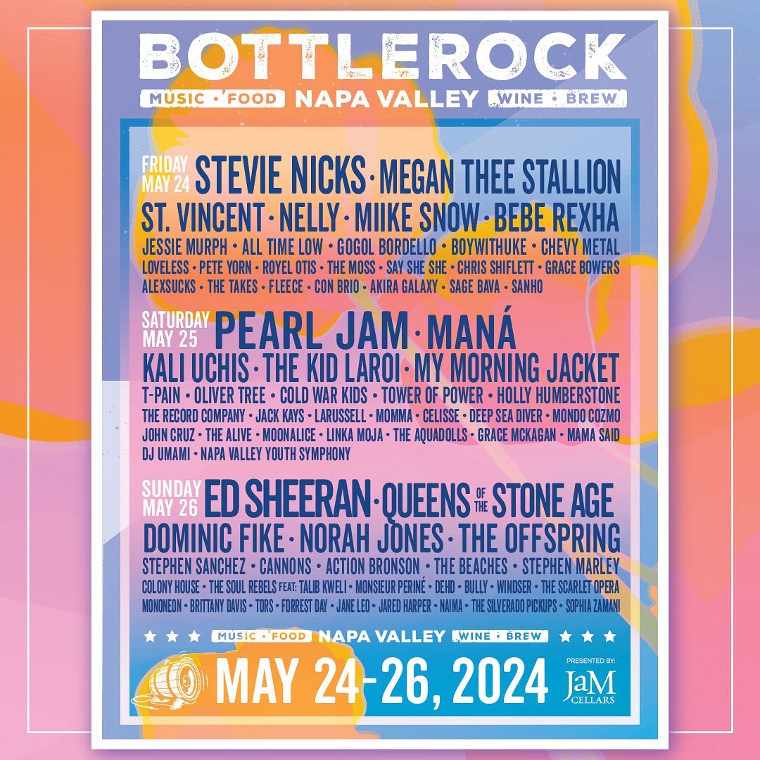 Bottlerock 2024 poster