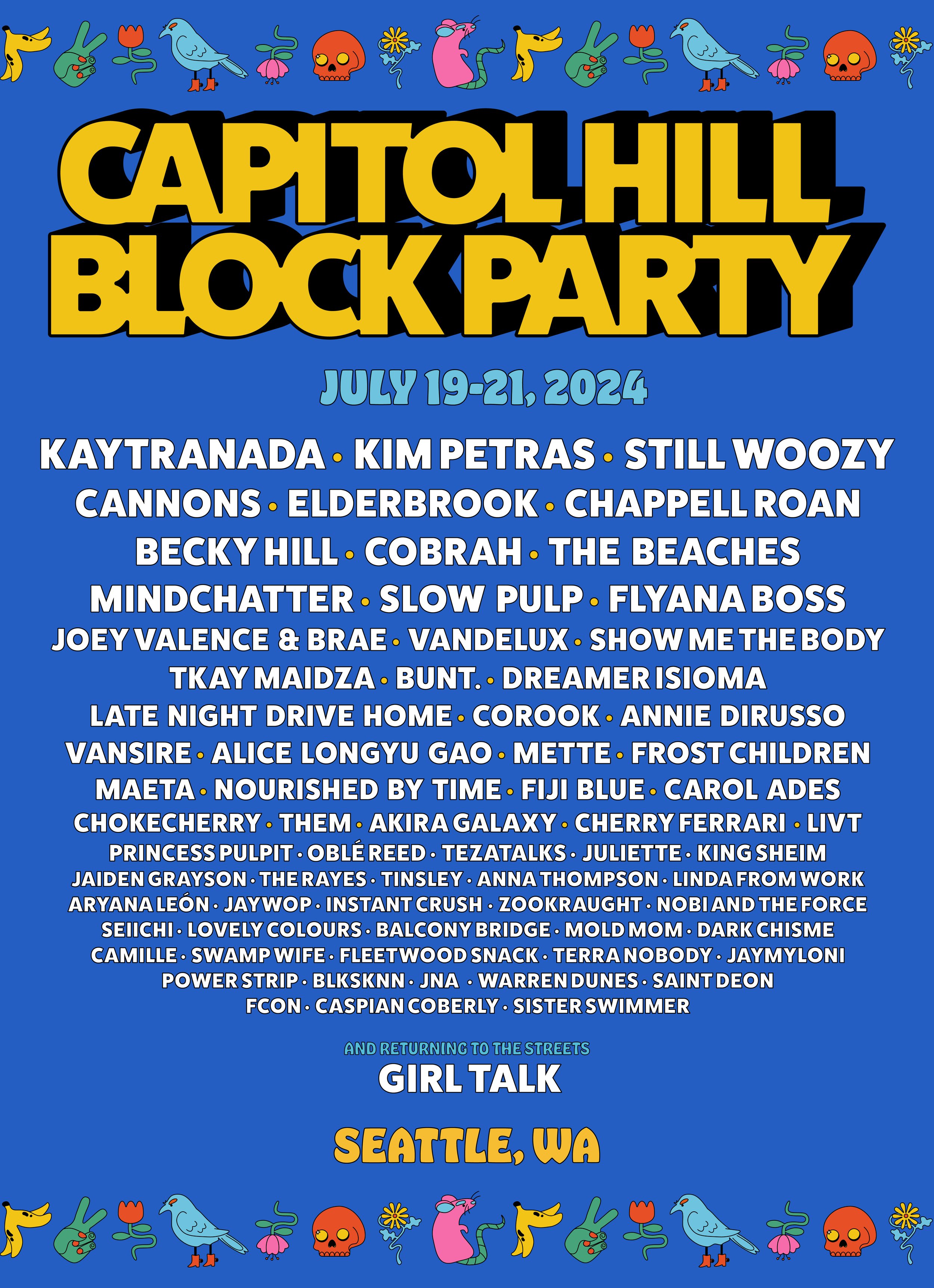 Capitol Hill Block Party poster