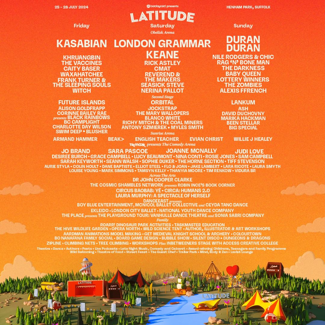 Latitude festival poster