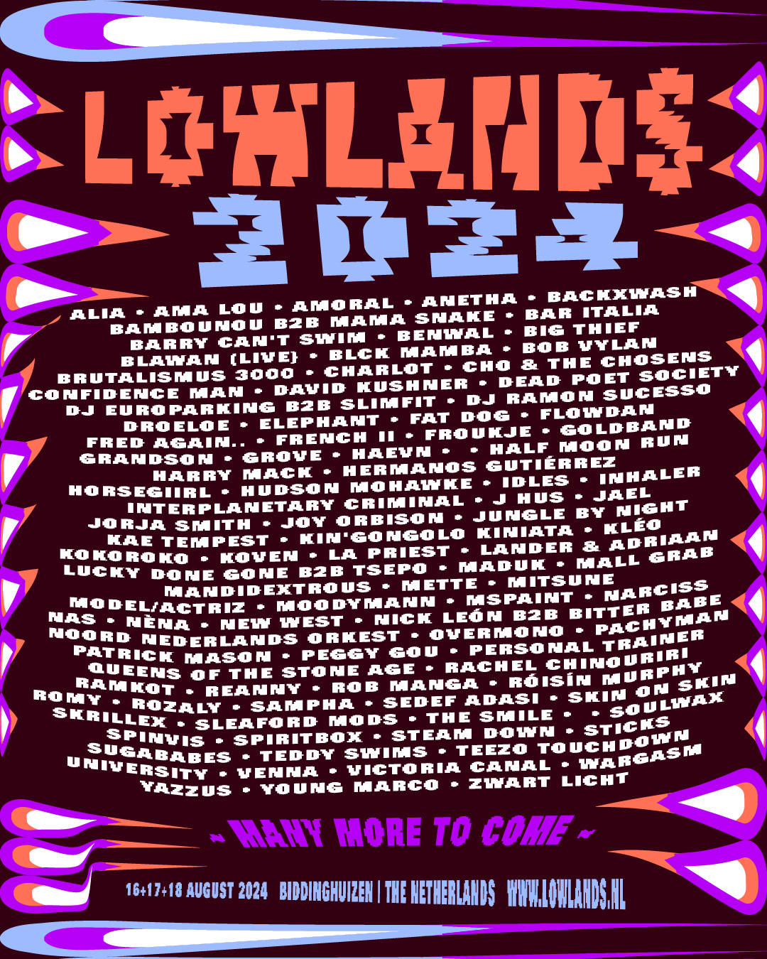 Lowlands 2024 poster