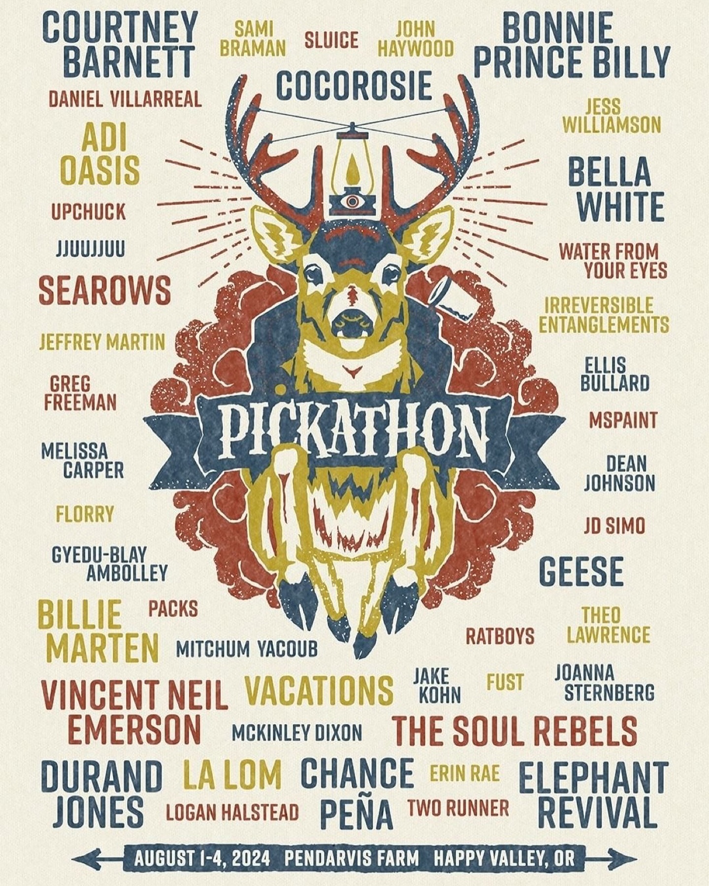 Pickathon 2024 poster