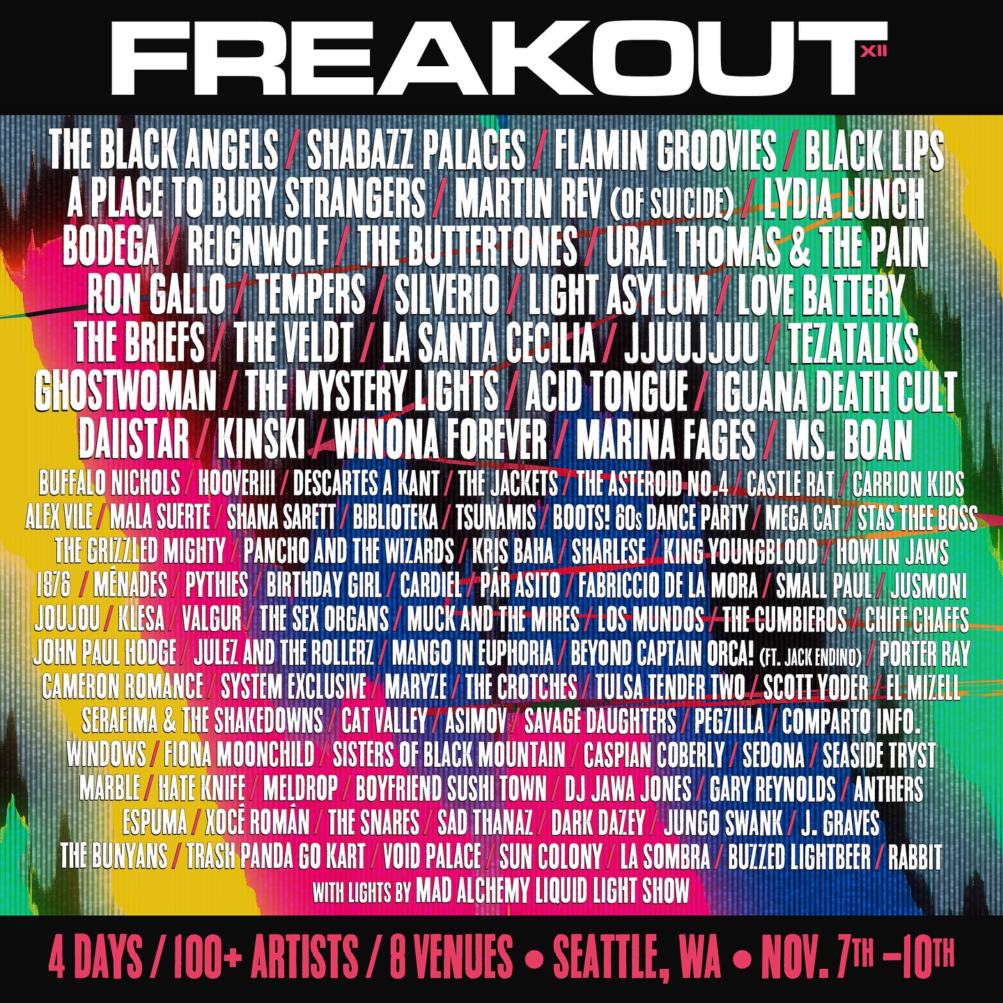 Freakout 2024 poster