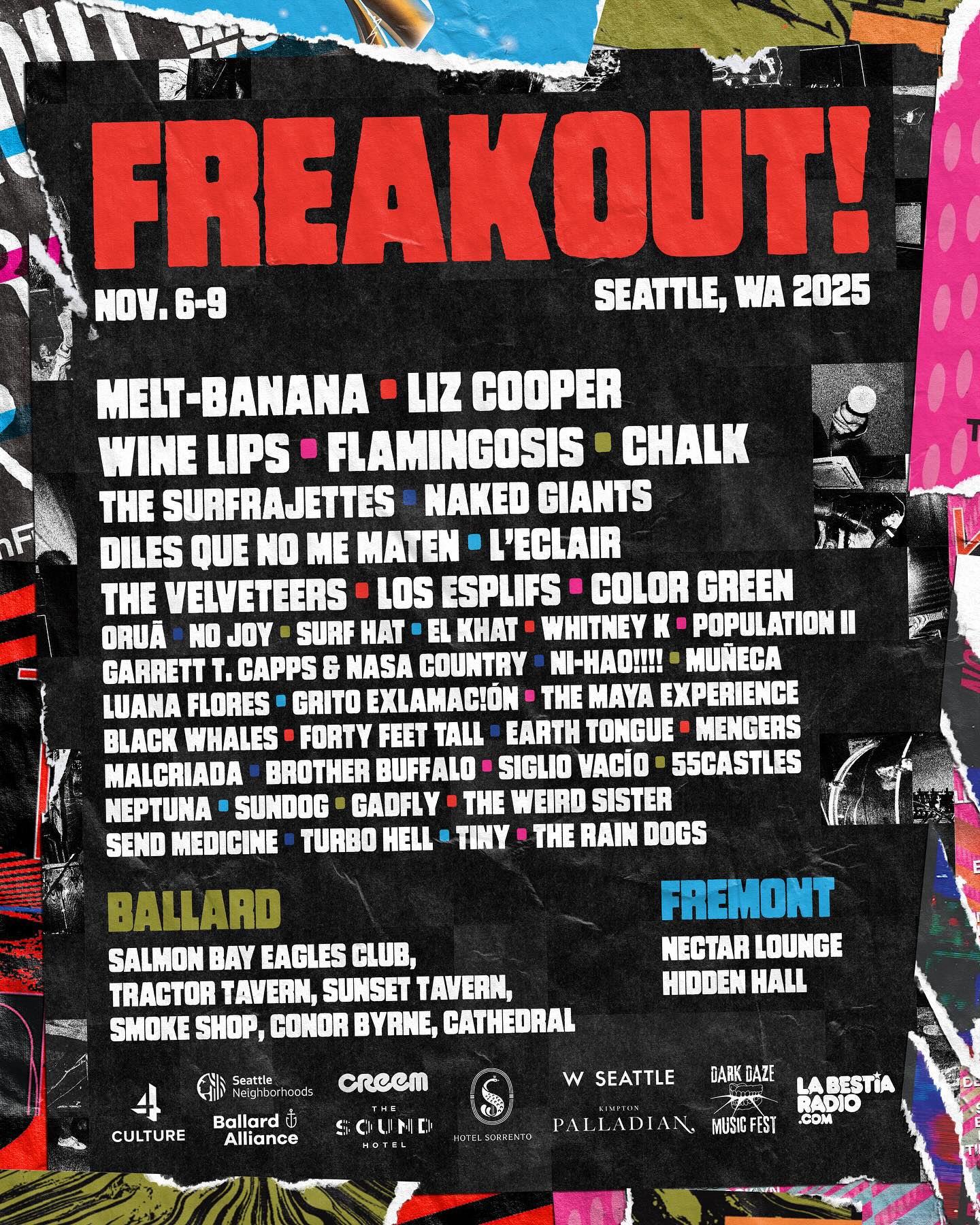 Freakout 2025 poster