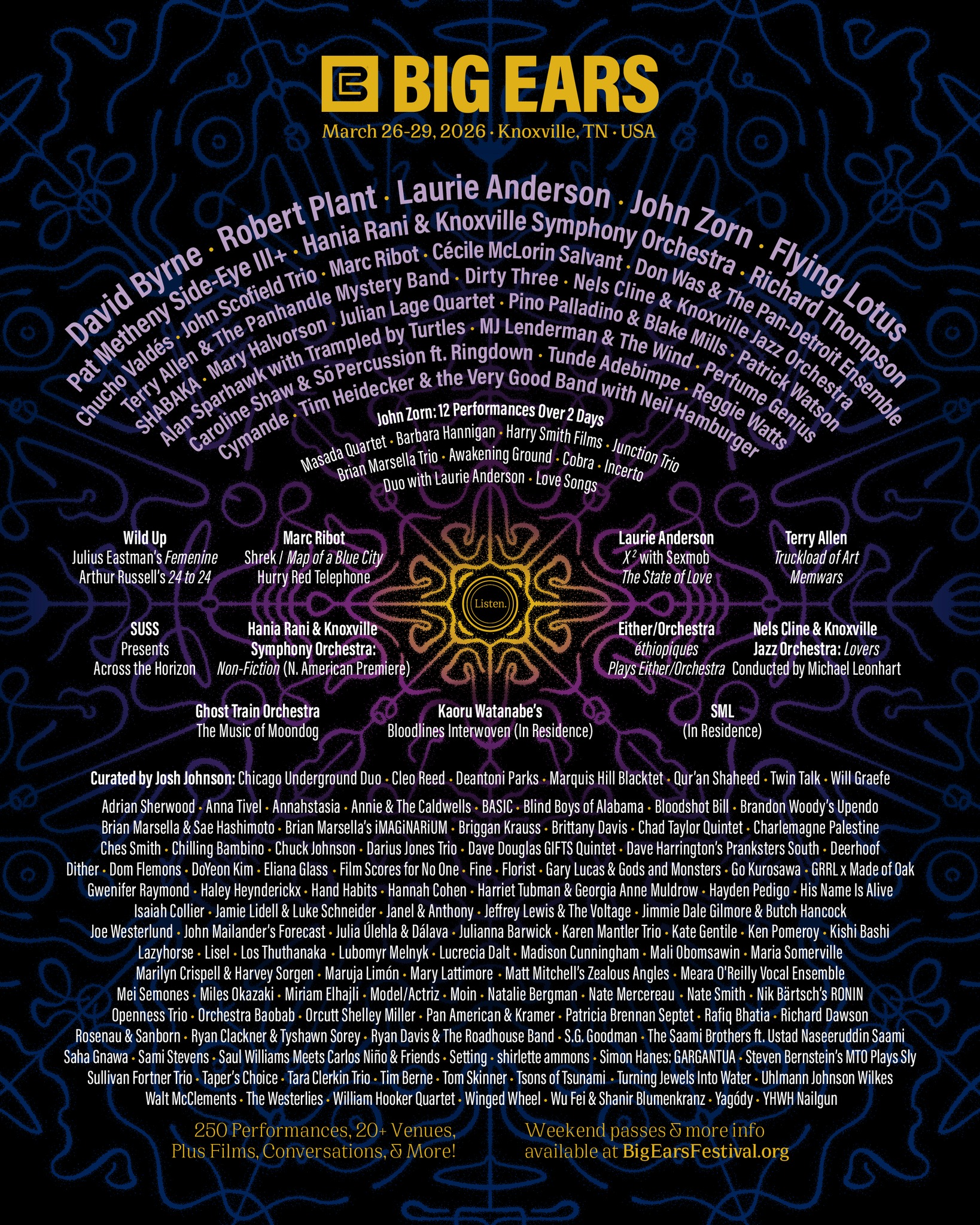 Big Ears 2026 poster