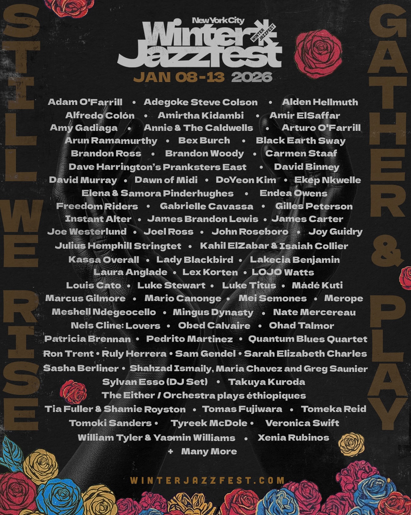 NYC Winter Jazzfest 2026 poster