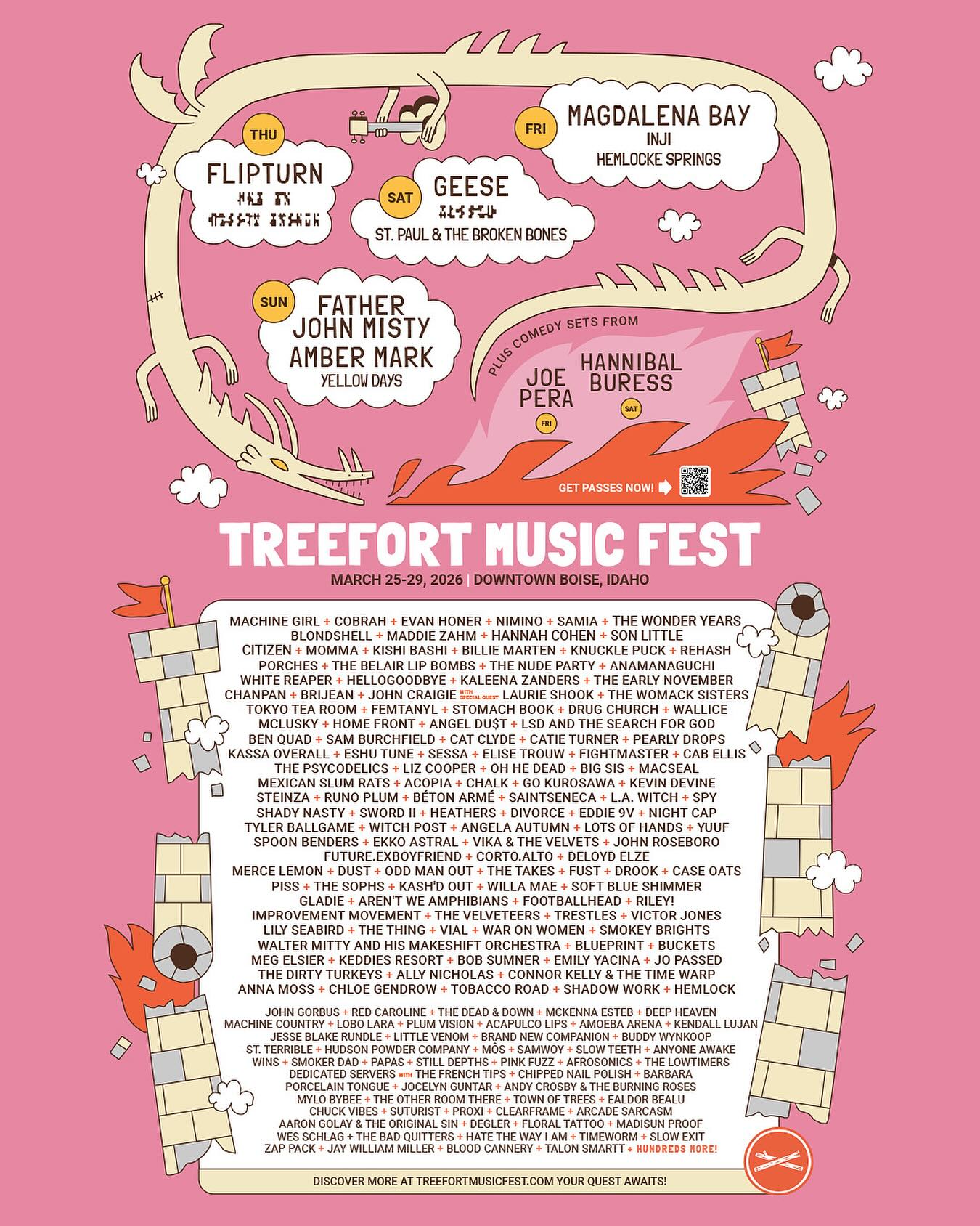 Treefort 2026 poster