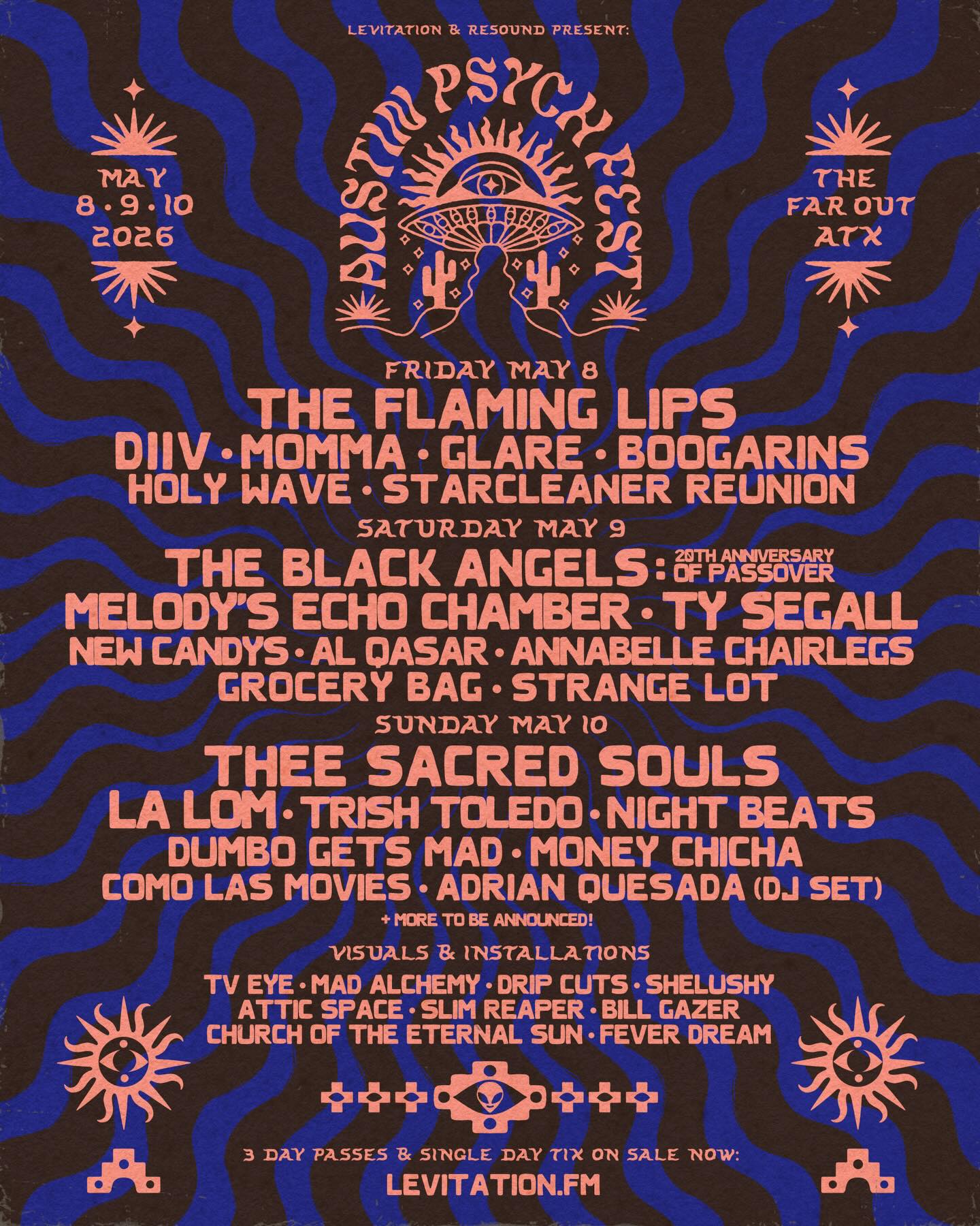 Austin Psych Fest 2026 poster