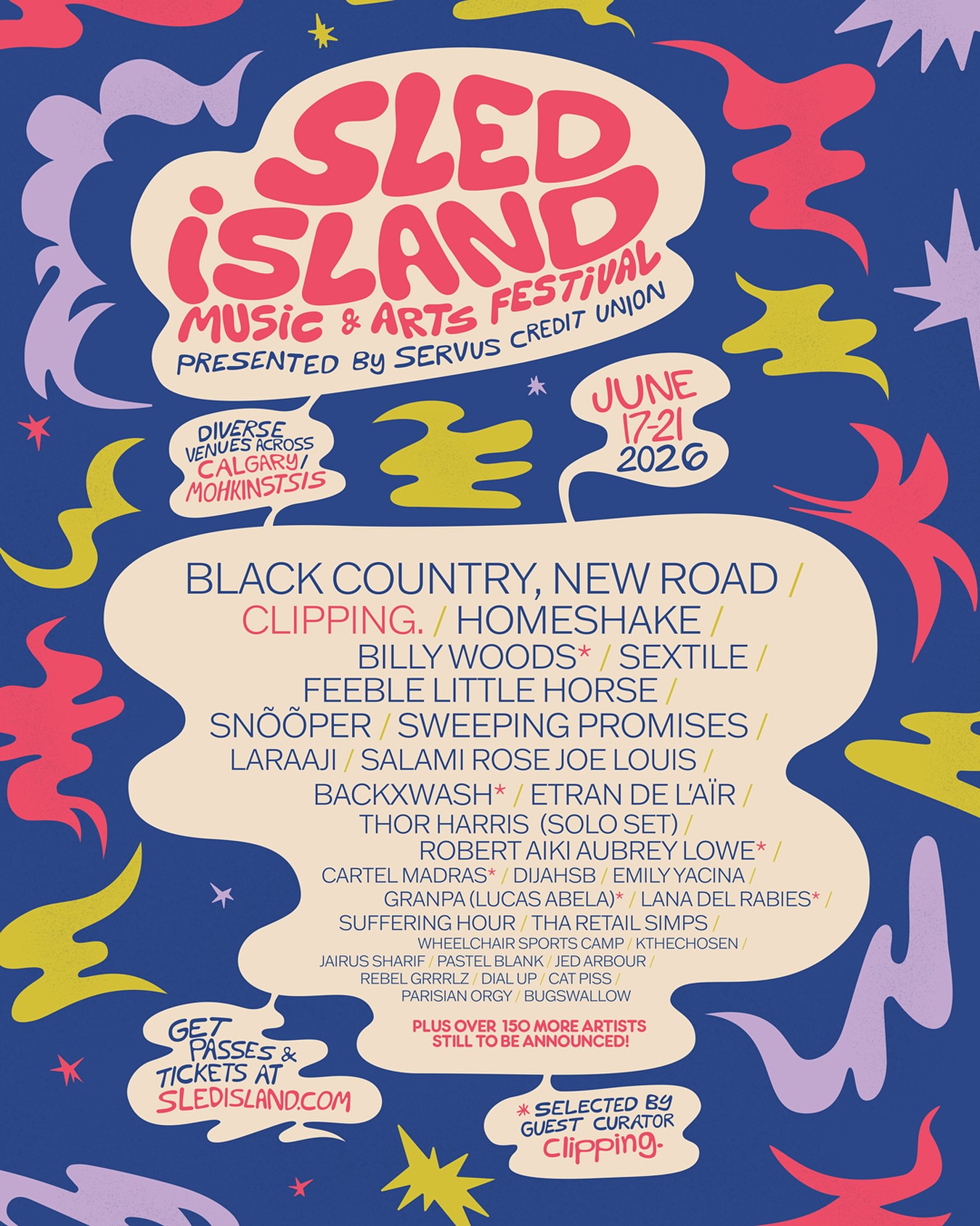 Sled Island 2026 poster