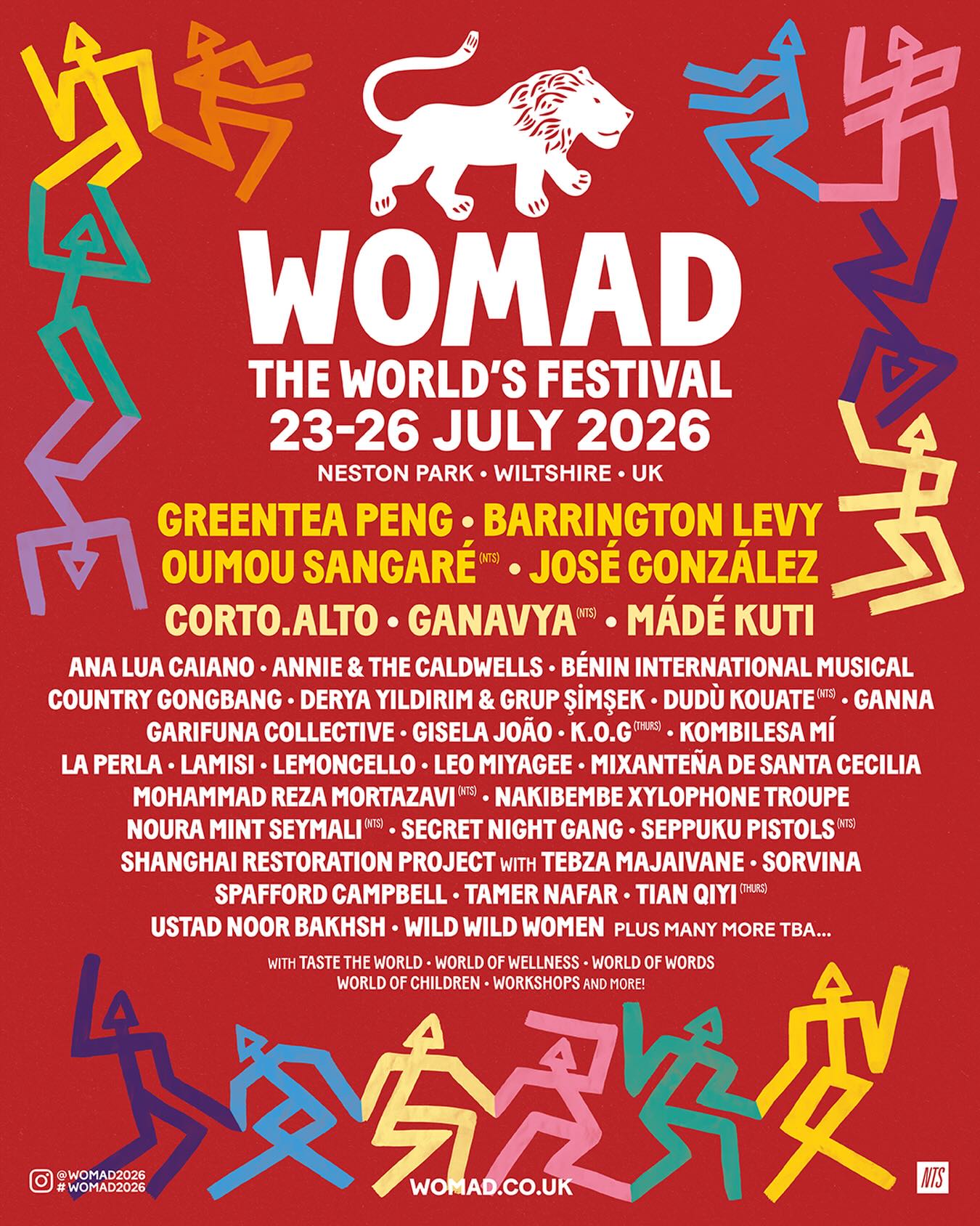 2026 WOMAD poster