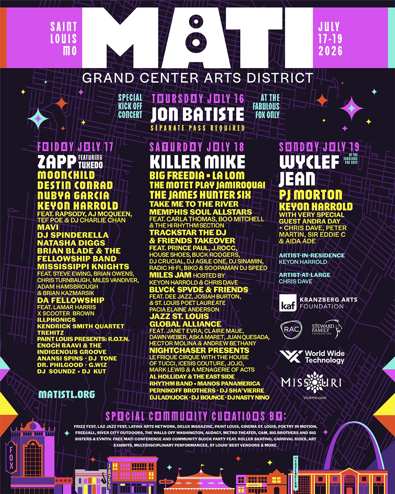 Music at the Intersection 2026 poster