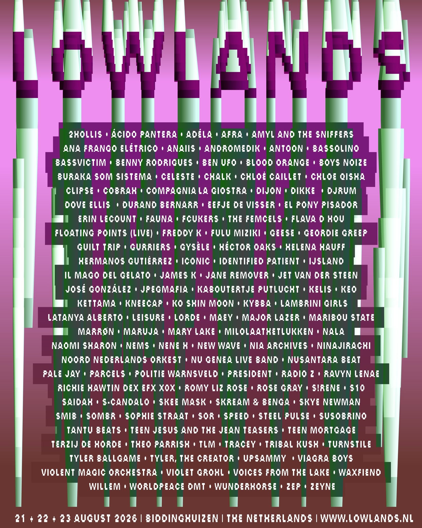 Lowlands 2026 poster