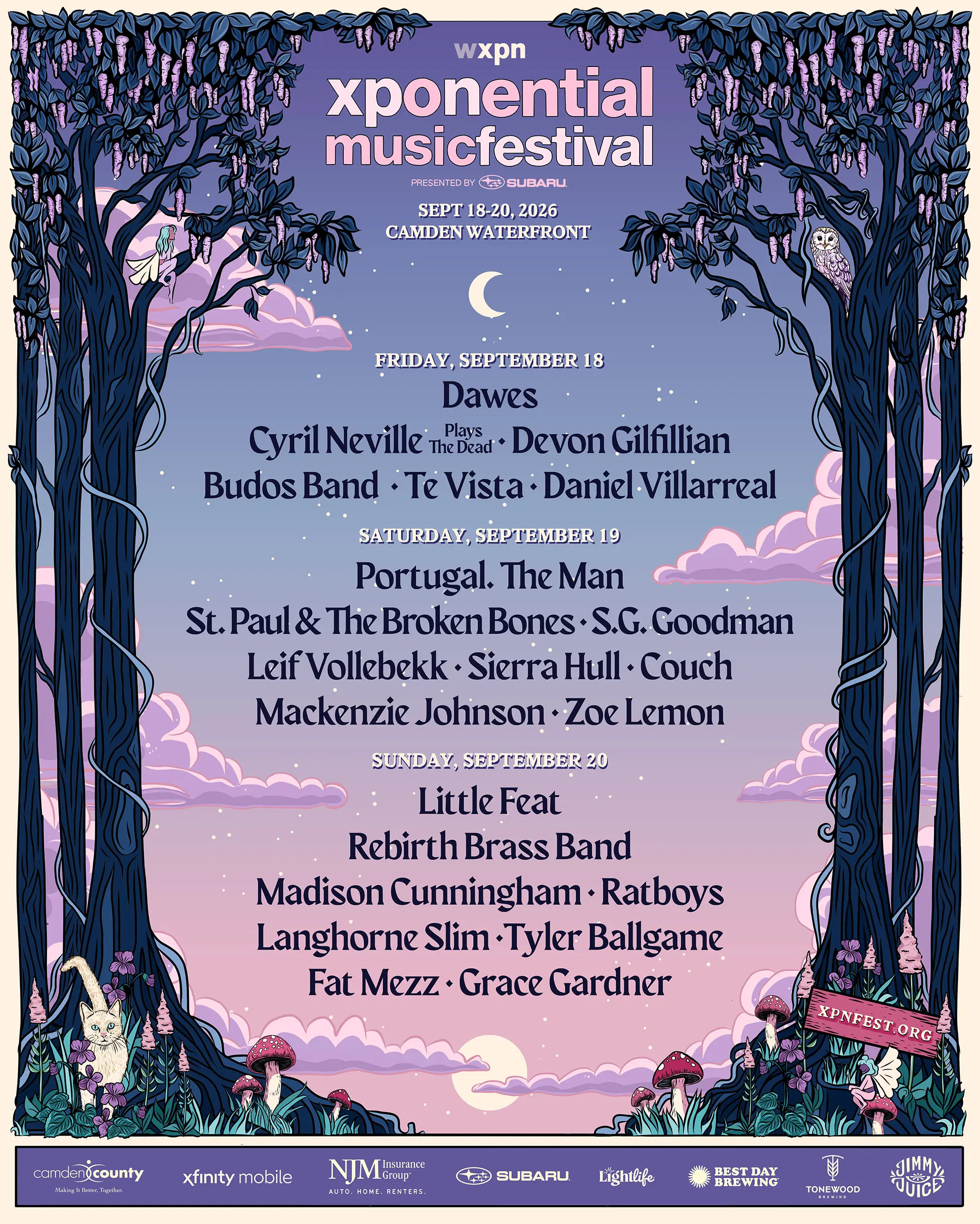 Xponential Music Festival 2026 poster