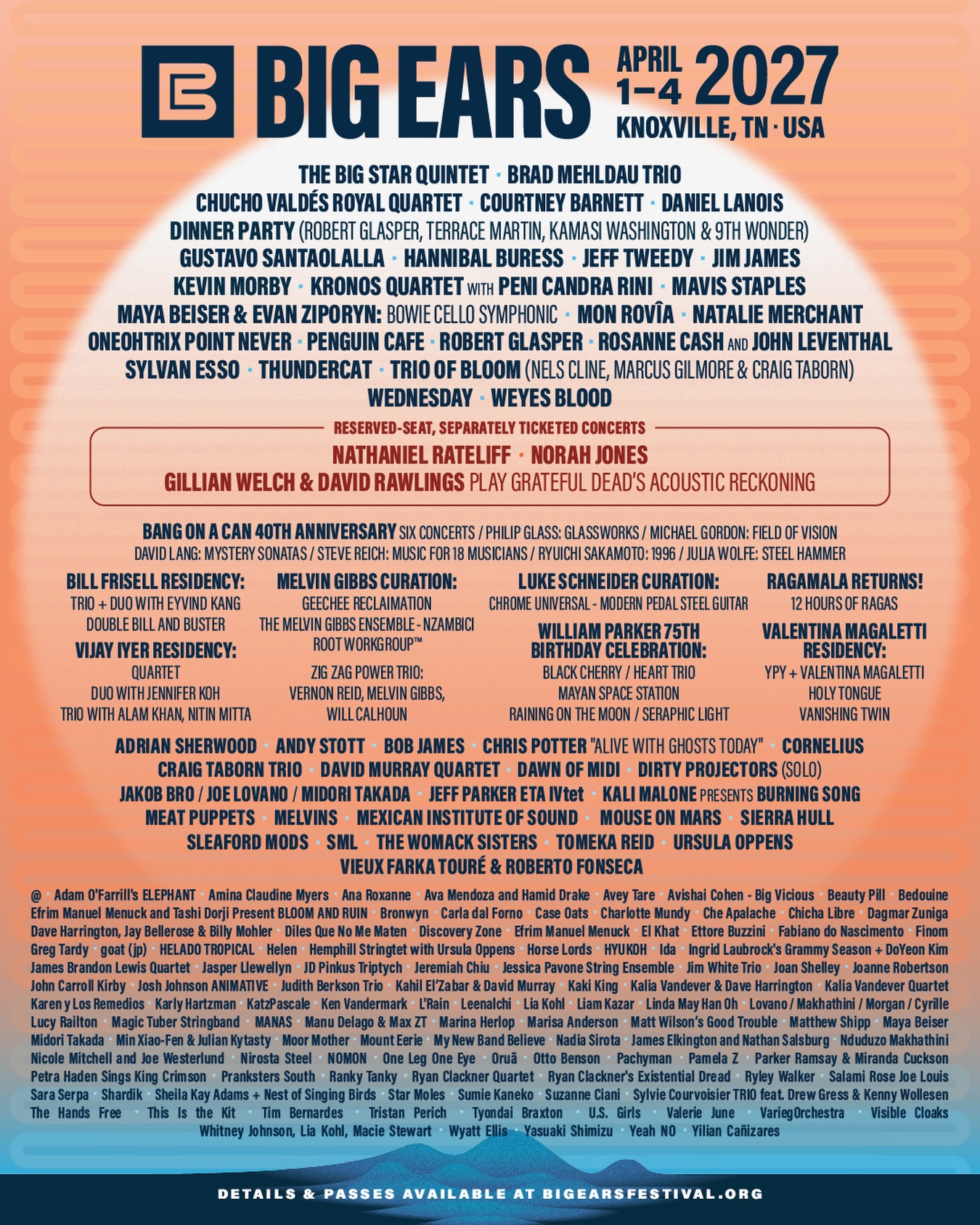 Big Ears 2027 poster