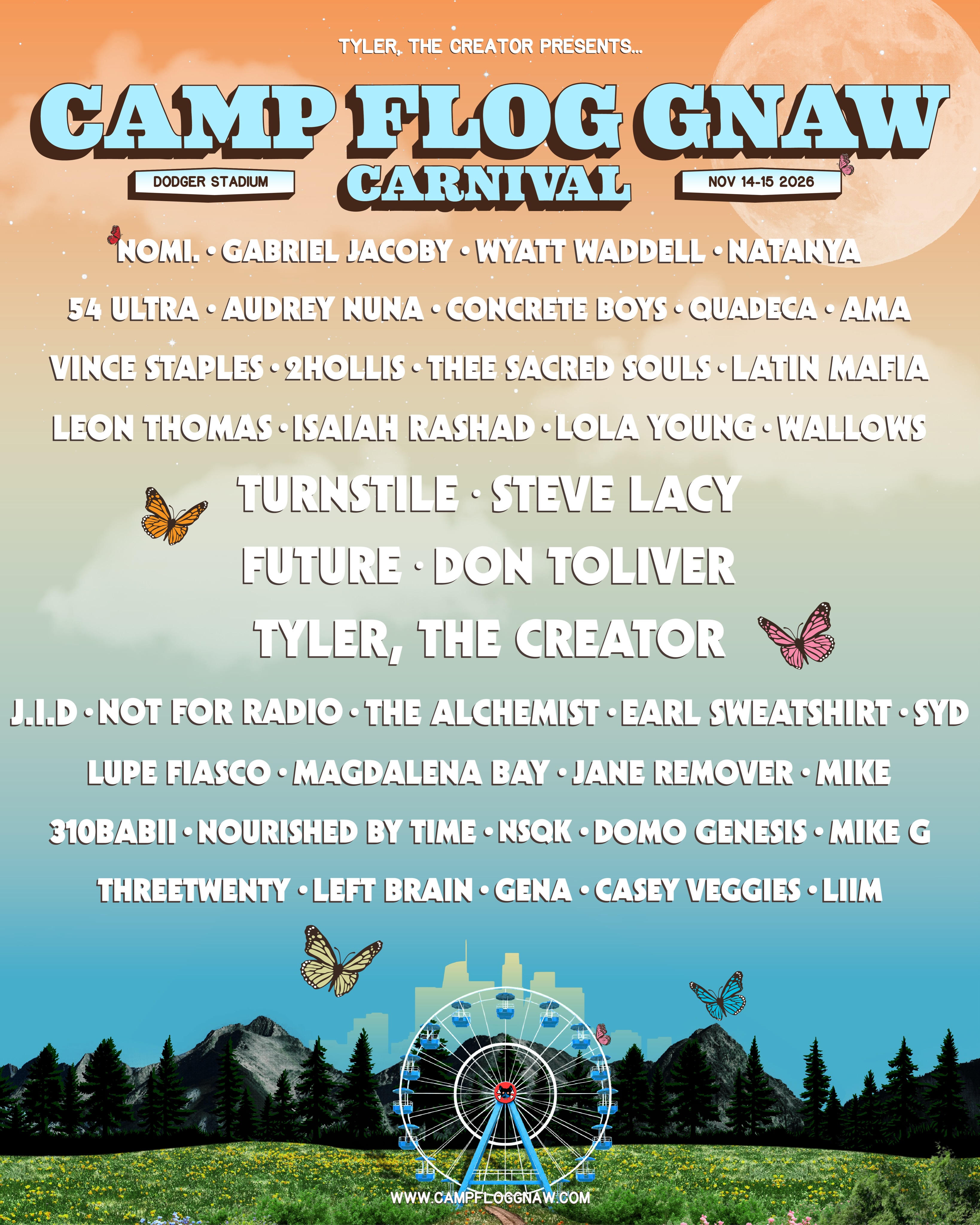 camp flog gnaw carnival 2026 poster