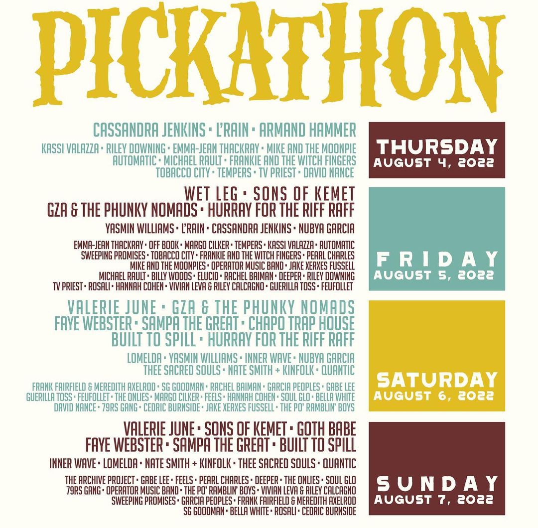 Pickathon poster