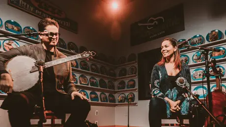Cora Wagiber and Rhiannon Giddens at Big Ears