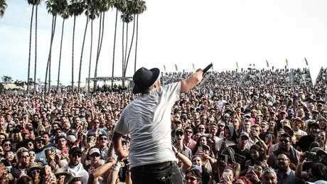 stage pov photo from ohana fest