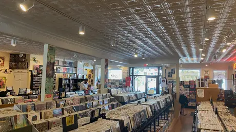 Photo of interior of Euclid Records