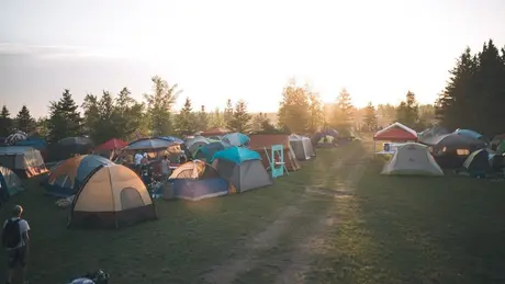 Winnipeg Folk Festival scene
