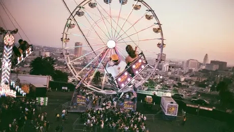 Camp Flog Gnaw Carnival scene