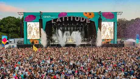 Latitude festival scene