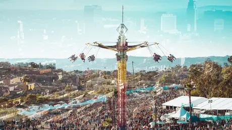 Camp Flog Gnaw Carnival scene