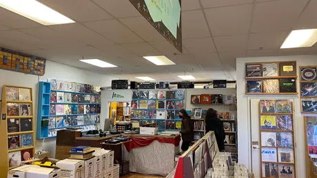 Back room at Harvest Records