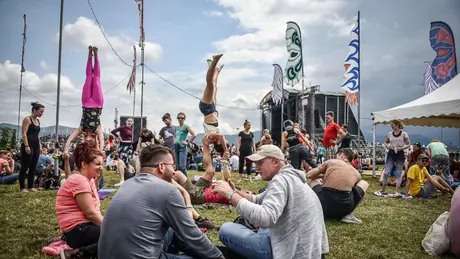 scene from Pohoda Festival
