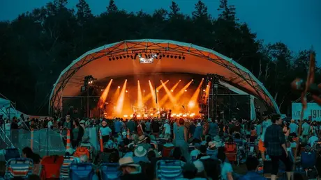 Winnipeg Folk Festival scene