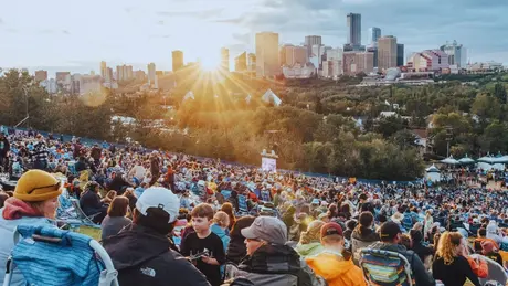 Edmonton Folk Music Festival scene