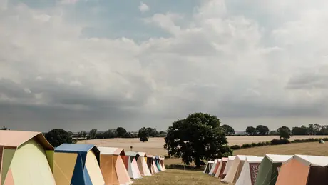 boutique campground at End of the Road festival