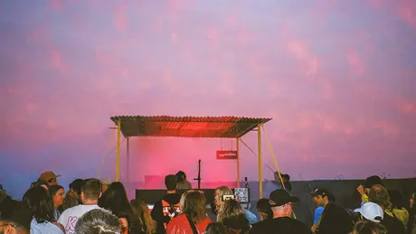 Making Time festival scene