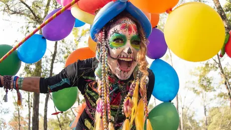 Hulaween scene